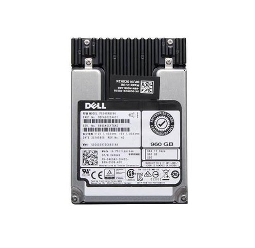 [0FVFDK] 0FVFDK - Dell 960GB SAS 12Gbs 512n MLC 2.5-inch Hot-Pluggable Solid State Drive