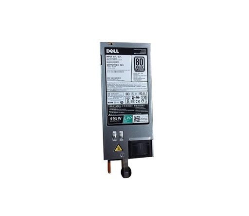 [0GRTNK] 0GRTNK - Dell 495-Watts 80+ Platinum Power Supply for PowerEdge R630 R730 T430 T630
