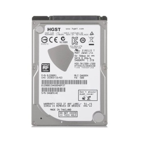 [0J34351] 0J34351 - Hitachi Travelstar 5K1500 1.5TB 5400RPM SATA 6GBs 32MB Cache 2.5-inch Hard Disk Drive