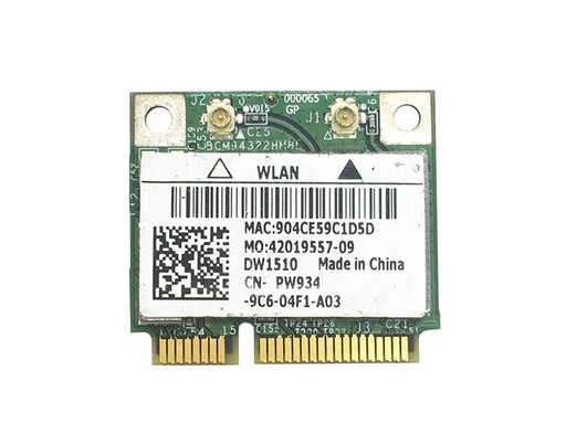[0PW934] 0PW934 - Dell 1510 IEEE 802.11n Mini PCI-Express Wi-Fi Adapter Refurbished 270 Mbps Internal