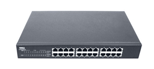 [0XJ022] 0XJ022 - Dell PowerConnect 2224 24-Port 24 x 10/100 Fast Ethernet Network Switch